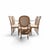 Vintage Carved Wood Oval Glass Dining Set With Six Upholstered Chairs For Sale In Los Angeles - Image 6 of 18