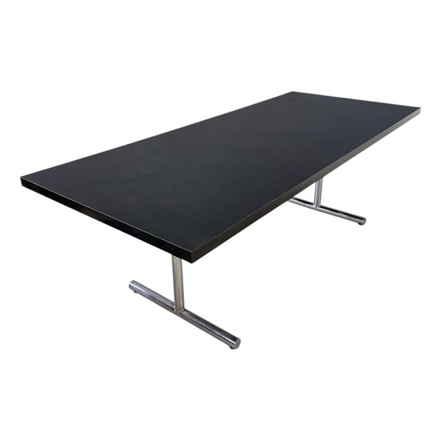 1970s Mid-Century Modern "Omega" Table Attributed to Hans Eichenberger for Stendig For Sale