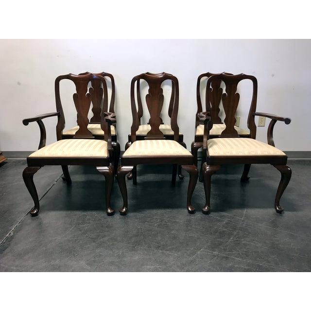 Henkel Harris Mahogany Queen Anne Dining Chairs - Set of 6 ... (640 x 640 Pixel)