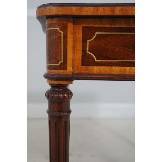 Pair of Theodore Alexander Adolphus Mahogany Side Tables For Sale In Philadelphia - Image 6 of 15