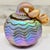 Eric Dandurand Iridescent Art Glass Pumpkin – Harmony Glassworks 2012 For Sale In Dallas - Image 6 of 9
