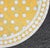 32" Handcrafted Yellow and White Rafraf Moroccan Mosaic Table For Sale In Orlando - Image 6 of 7