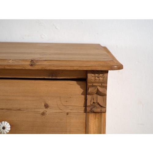 Antique Wooden Chest of Drawers, 1900s For Sale - Image 6 of 12