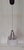 Vintage Ceiling Lamp with Aluminum Mount and White Glass Shade, 1970s For Sale - Image 4 of 8