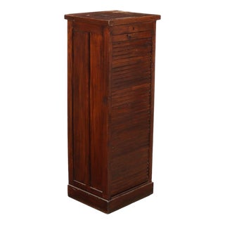Shutter Cabinet in Oak For Sale