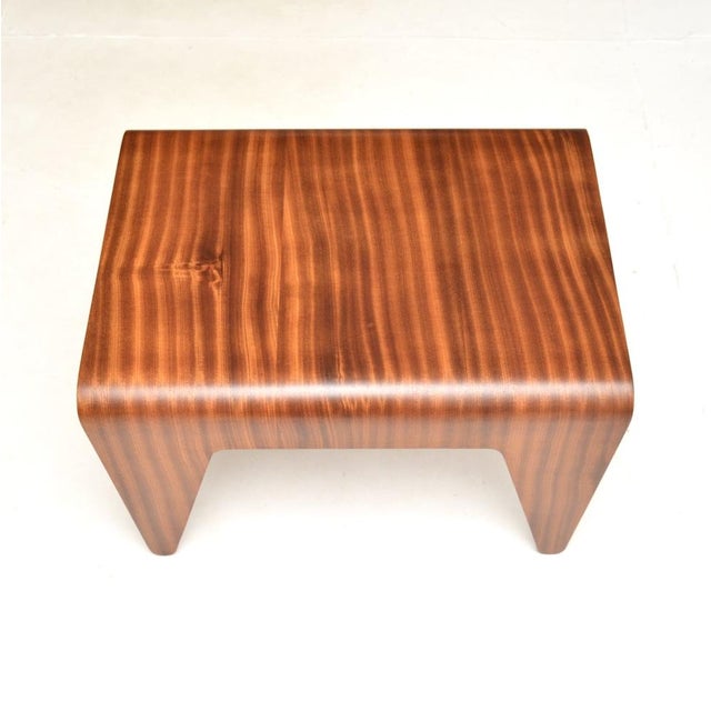 1950s Vintage Laminated Plywood Side Table by Marcel Breuer for Isokon, 1950s For Sale - Image 5 of 8