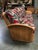 Mid-Century Modern Restored Art Deco Style Rattan Fan Arm Four-Seat Sectional Sofa For Sale - Image 3 of 4