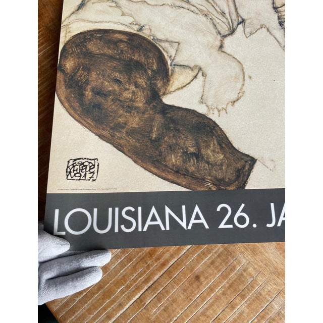 Egon Schiele (1890-1918), Siddende Kvinde ( Kunstnerens Kone), 1971, Nationalgalleriet, Prag, Vienna 1900- Art, Exibition Poster Louisiana For Sale - Image 6 of 8