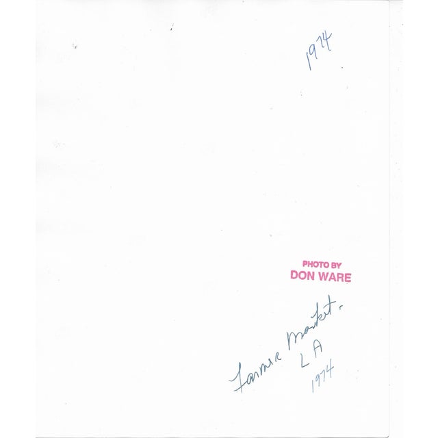 1974 LA California Farmer's Market b&w photo by Don Ware (1921-2006). Title and Ware's stamp on back; combined shipping...