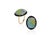 G-One' Black Opal Cabochon Ring With Enamel In 18K Yellow Gold. Appox Stone Wt- 15.04 cts.