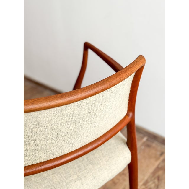 Mid-Century Model 65 Armchair by Niels Otto (N. O.) Møller for J. L. Mollers, 1968 For Sale - Image 11 of 17