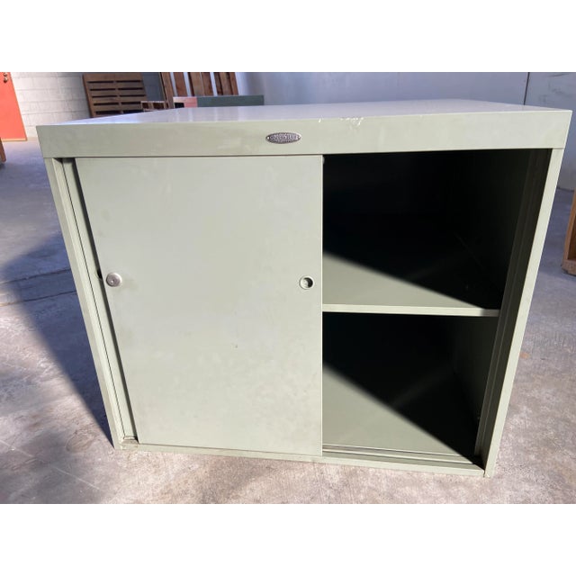 American Vintage Cole Steel Metal Shelf For Sale - Image 3 of 11