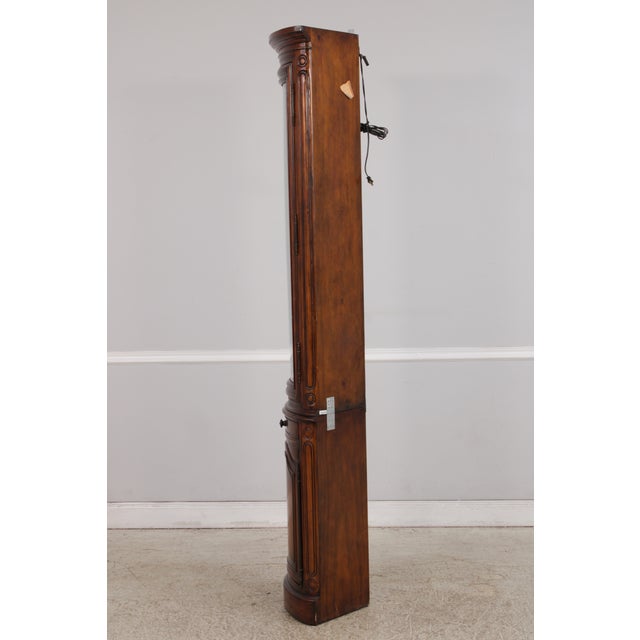 Theodore Alexander Curved Mahogany Corner Cabinet For Sale - Image 16 of 18