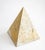 Beige Mid-Century Travertine Marble Pyramid Paperweight attributed to Fratelli Mannelli, 1970s For Sale - Image 8 of 8