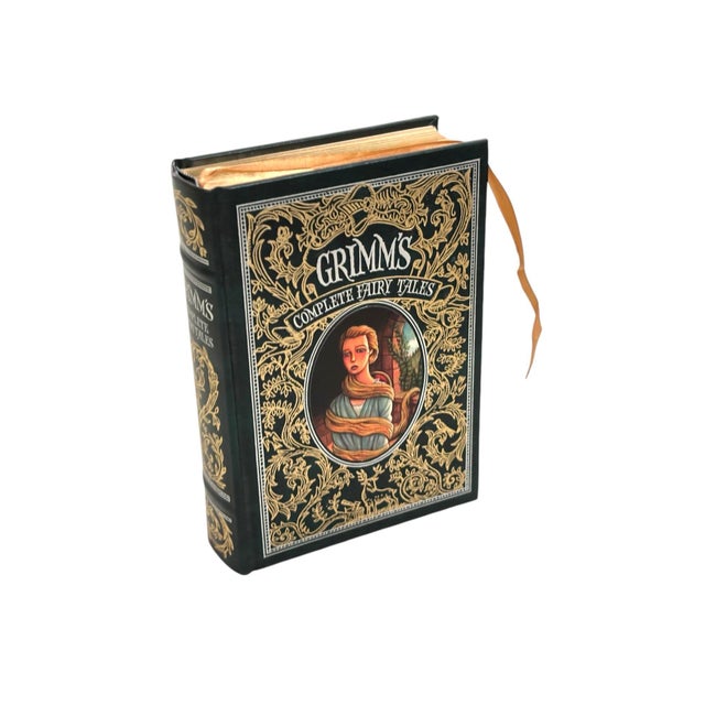 Grimm's Complete Fairy Tales with illustrations by Arthur Rackham. Hardcover, leather bound book with all gilt edge,...