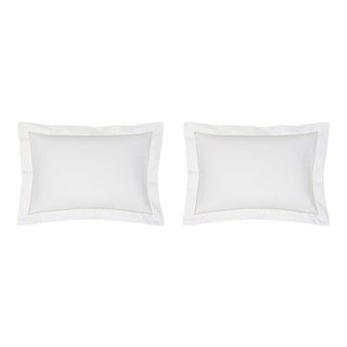 Salerno Bedding Standard Sham in White/Champagne - a Pair For Sale