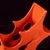 Abstract Orange Ceramic Sculptural Vase, 1980 For Sale - Image 17 of 18