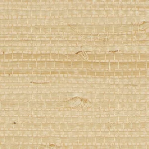 Sample - Schumacher Kiyoko Jute Wallpaper in Natural
