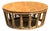 Vintage Looped Rattan Coffee Table For Sale