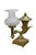Victorian Antique Brass Regency Argand 2 Light Candlestick Candelabra Hurricane Lamps - a Pair For Sale - Image 3 of 18