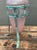 Vintage Patinated Metal Frame Glass Vase For Sale - Image 9 of 12