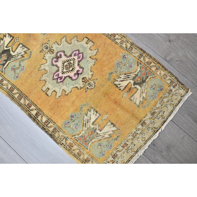 1960s Handknotted Tribal Carpet For Sale - Image 5 of 6