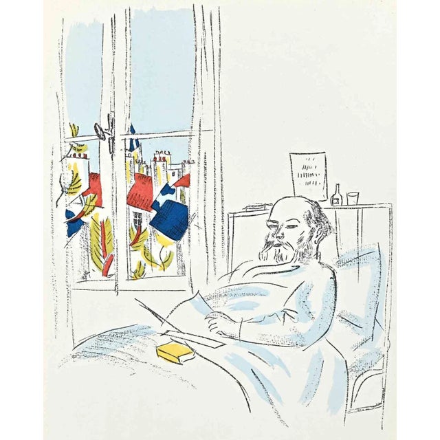 Modern Raoul Dufy, Portrait of Matisse, 1920s, Lithograph For Sale - Image 3 of 3