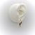 Vintage 14k Gold Two-Toned Gold Oval Hoop Earrings, Pair For Sale In Los Angeles - Image 6 of 8