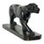 Art Deco French Panther Sculpture in Black Lacquered Plaster, 1920s For Sale - Image 16 of 18