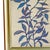 Original Framed Botanical Leaf Painting, Periwinkle Blue Wall Art, Oil on Canvas in Gold Frame, 15x19 Minimalist Boho Home Decor For Sale - Image 4 of 5