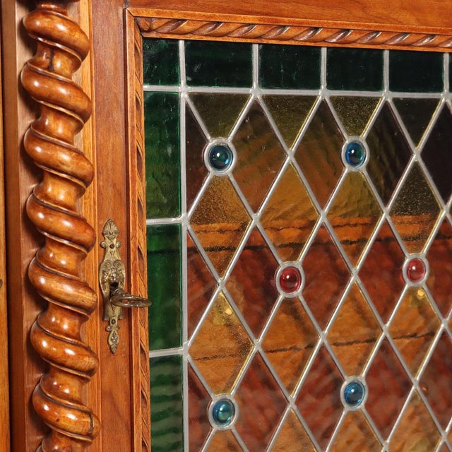 Neo-Baroque Style Walnut Credenza For Sale - Image 10 of 14