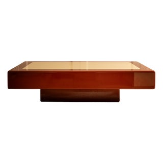 Lacquered Coffee Table, 1970s For Sale