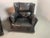 Viola dAmore Lounge Chairs in Dolphin Grey Leather with Hocker by Piero De Martini from Cassina, Italy, 1970s, Set of 2 For Sale - Image 17 of 18