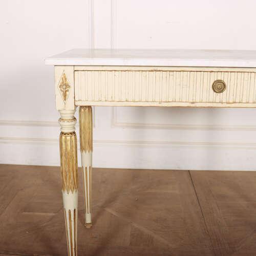 Swedish Painted Side Table, 1890s For Sale - Image 4 of 13