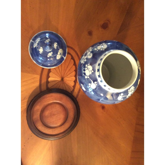 1960s Mid 20th Century Chinoiserie Ginger Jar For Sale - Image 5 of 13