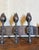 Metal Antique Forged Iron 5-Light Tulip Cup Wall Candle Sconce For Sale - Image 7 of 15