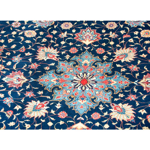 Vintage Persian Sarouk Rug For Sale - Image 14 of 16