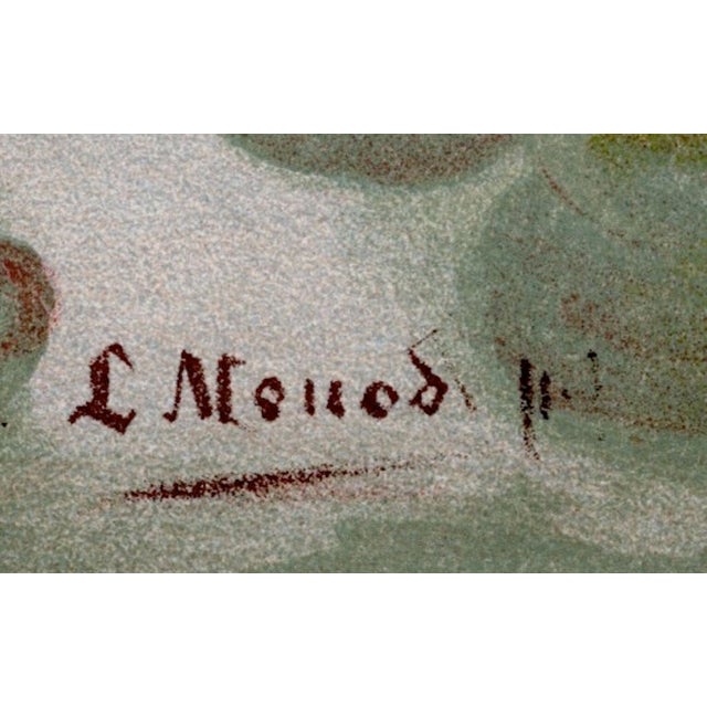 Late 19th Century Lucien Hector Monod, La Voix des Sources, 1899, Original Lithograph For Sale - Image 5 of 10