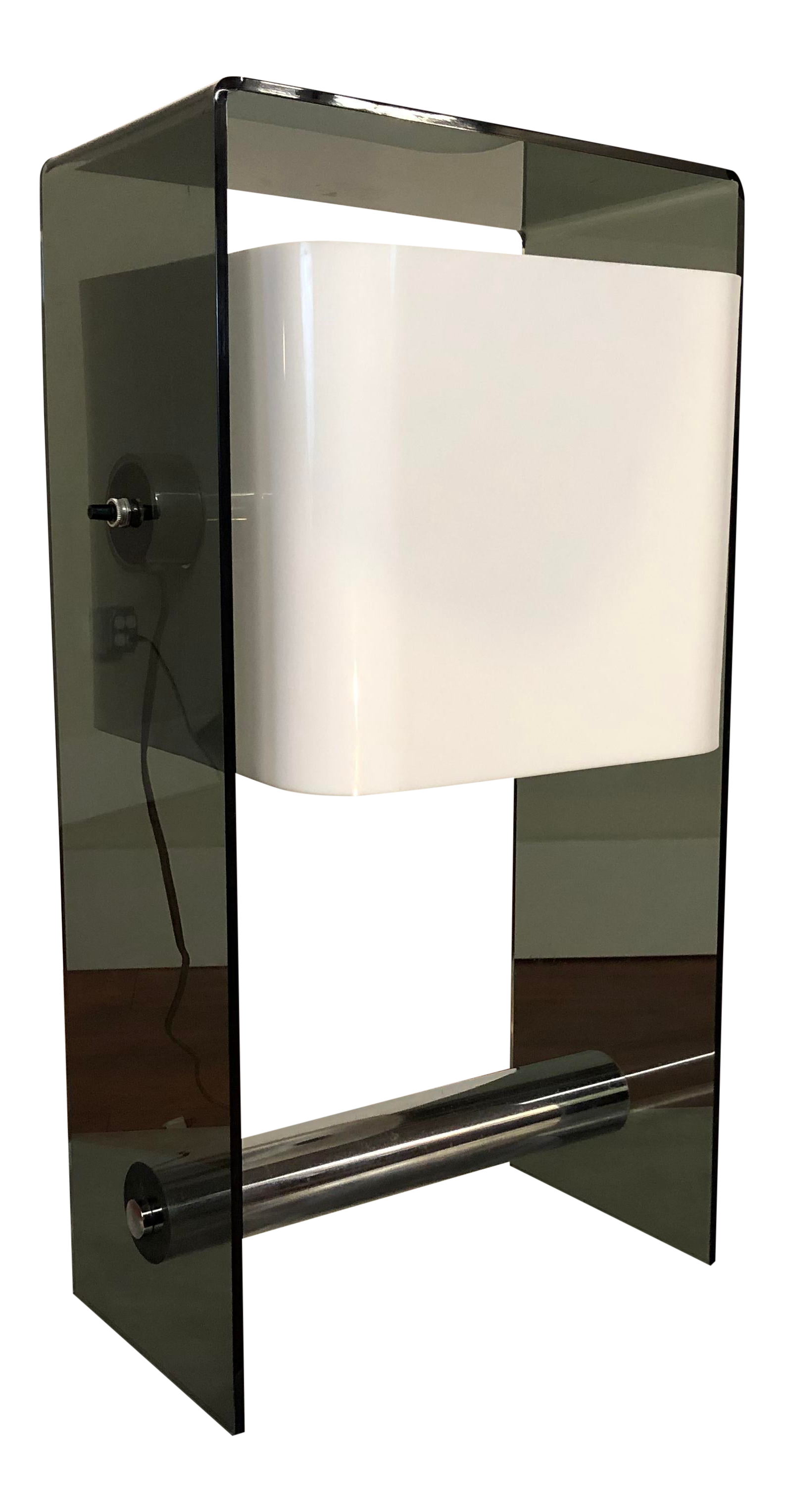 vintage chrome table lamp