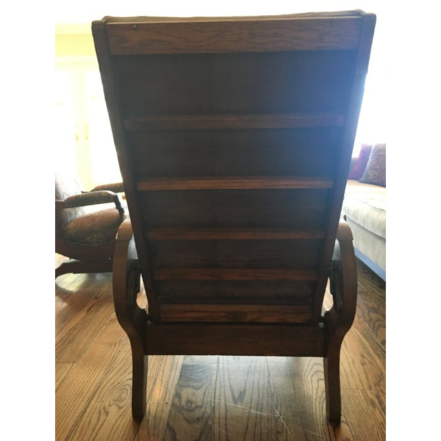 S.A. Cook Oak Automatic Chair Recliner Chairish