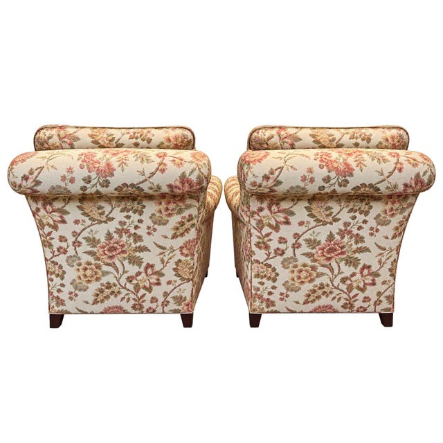 Wesley Hall Furniture Wesley Hall Pair of Chairs For Sale - Image 4 of 4