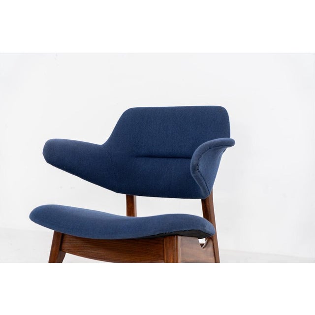 Wood Pinguin Armchair by Louis Van Teeffelen for Wébé For Sale - Image 7 of 14