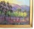 Farm orchard landscape oil painting on stretched artist canvas by listed artist Silvio Silvestri (1948-2018.) Silvestri...
