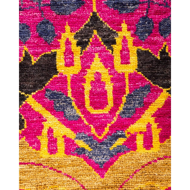 Traditional Arts & Crafts Hand-Knotted Area Rug - Purple, 8' 0" x 10' 0" For Sale - Image 3 of 8