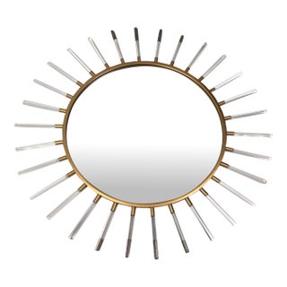 Grace Feyock for Uttermost Oracle Round Starburst Wall Mirror For Sale