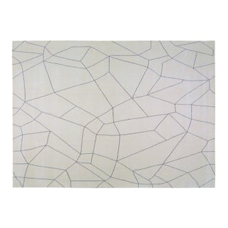 New Moroccan Professional Hand Knotted Wool Rug, 9'1x12 For Sale
