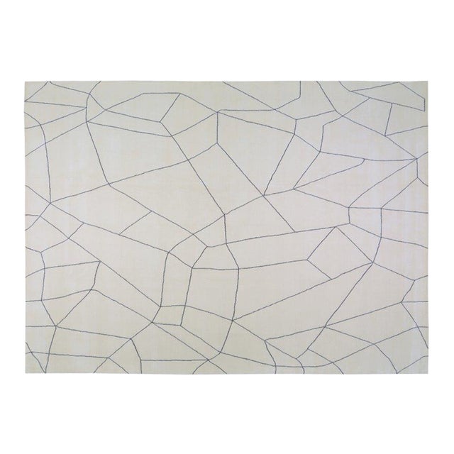 New Moroccan Professional Hand Knotted Wool Rug, 9'1x12 For Sale