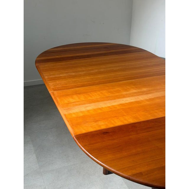 Brown Extendable Dining Table from Hédem Team, Belgium, 1980s For Sale - Image 8 of 17