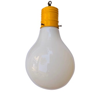 Pop Art Light Bulb Pendant Lamp by Ingo Maurer For Sale