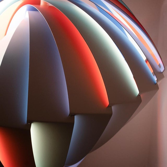 Danish Konkylie Pendant Lamp attributed to Louis Weisdorf for Lyfa, 1960s For Sale - Image 11 of 15